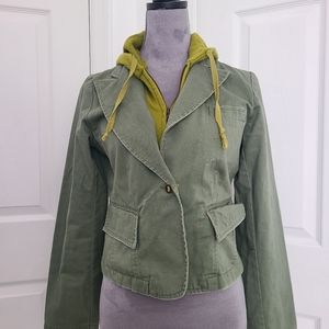 Tulle Military Green Jacket